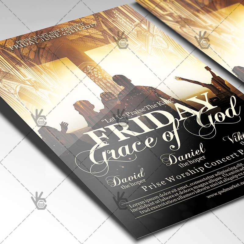 jesus friday prayer church premium flyer psd template psdmarket flyers prayer