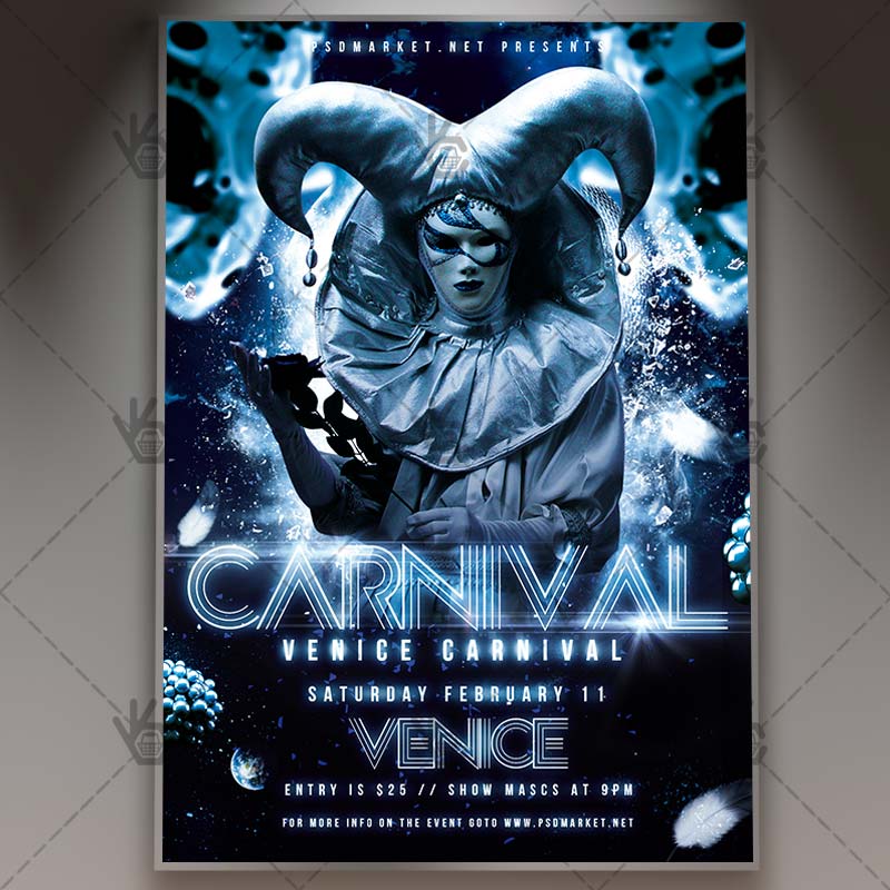 masquerade poster template