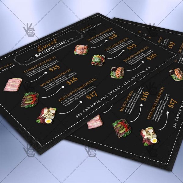 Cafe Menu A5 Free Psd Ai Template Cafe Menu A5 Free Psd Ai Template 3