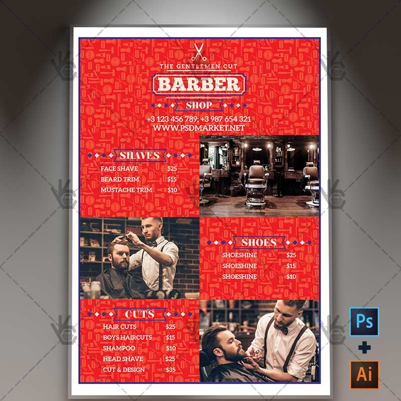 barber-shop-pricelist-premium-a4-flyer-psdai-template