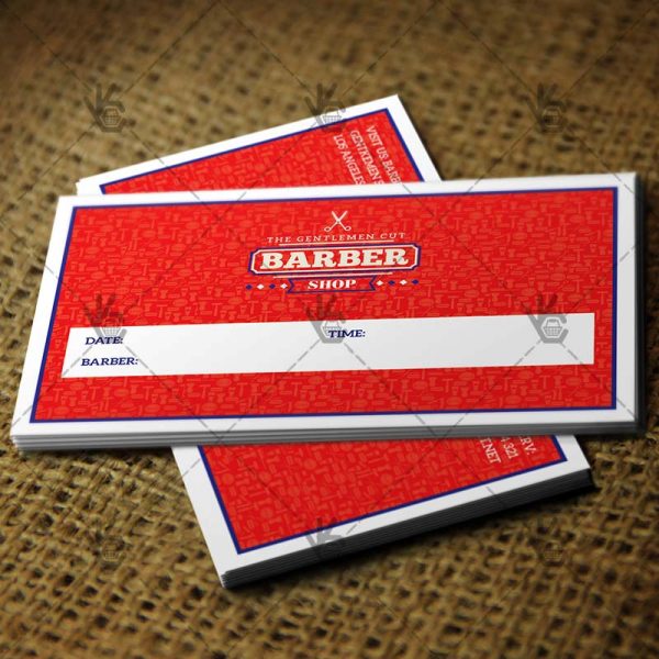 barber shop business cards