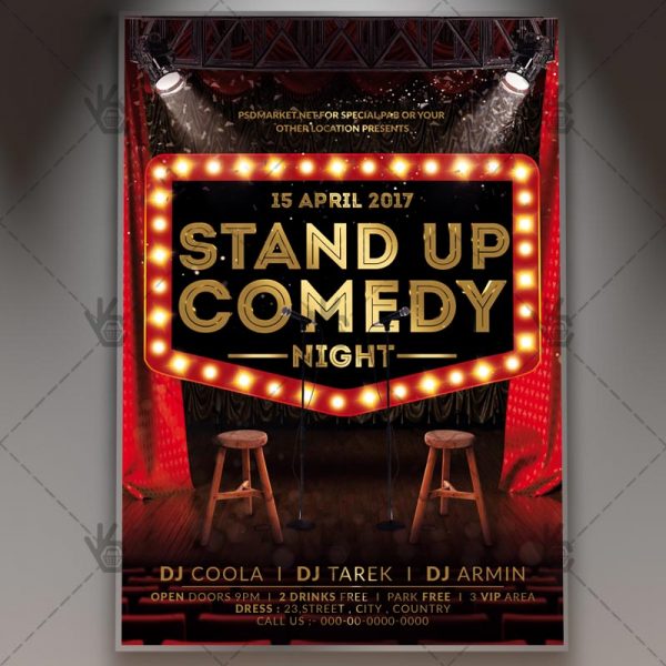 comedy poster template images template design ideas libreoffice flyer templates
