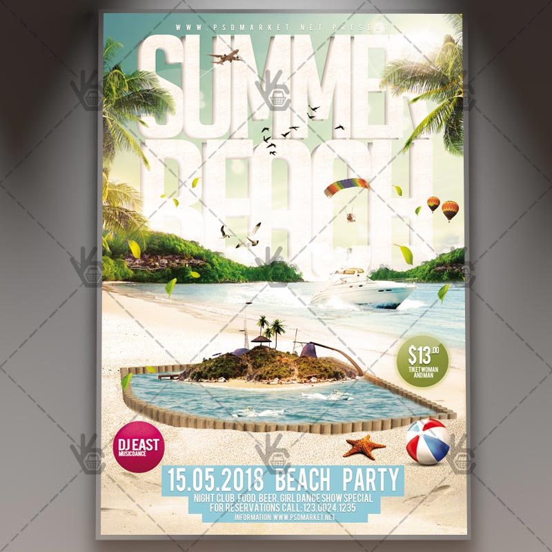 beach flyer