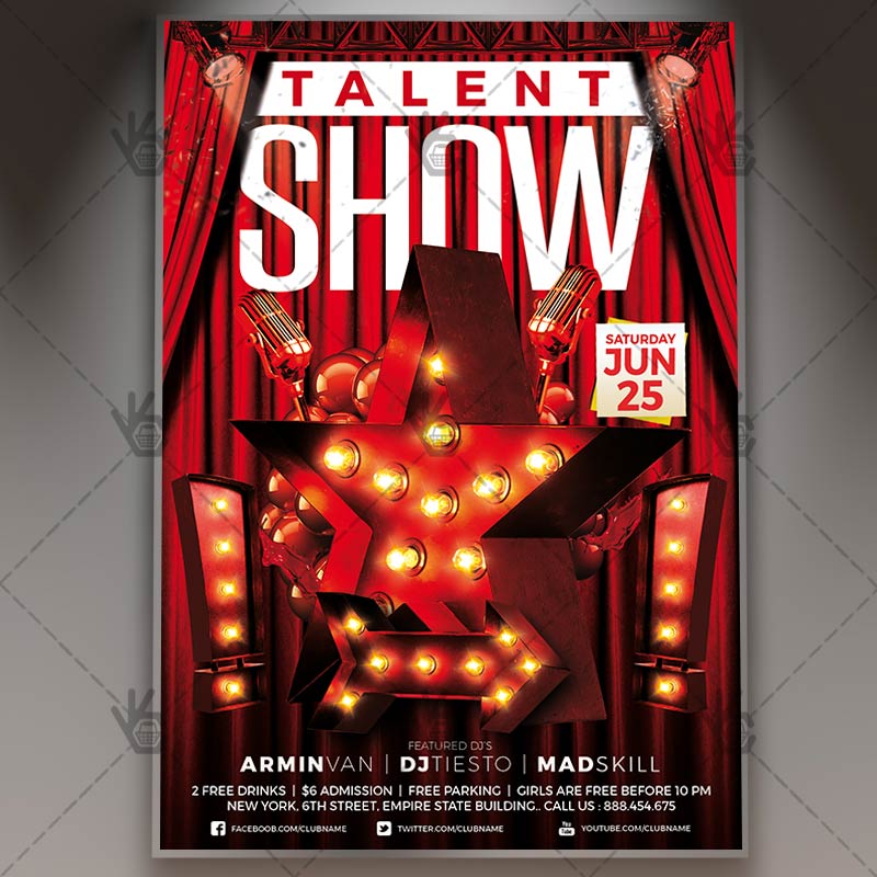 How To Show Talent Free Printable Talent Show Flyer Template Of 26 Of 