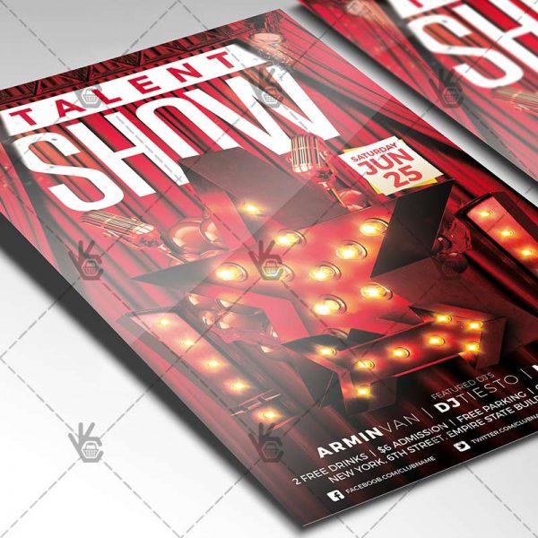 talent show flyer template free