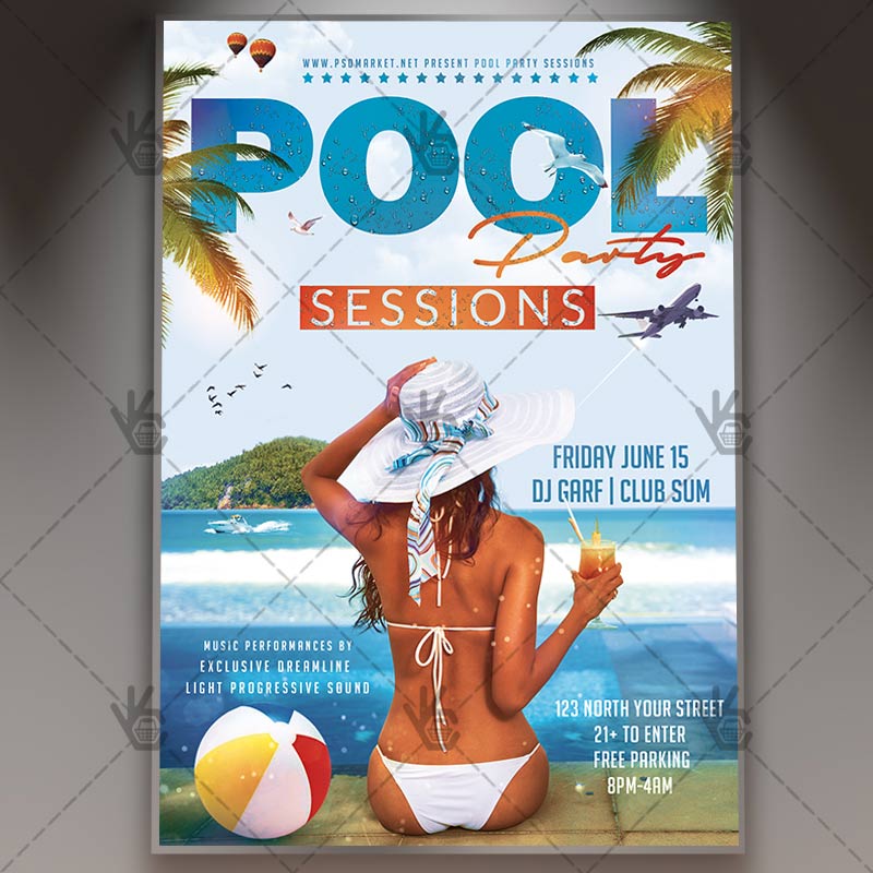 pool party premium flyer