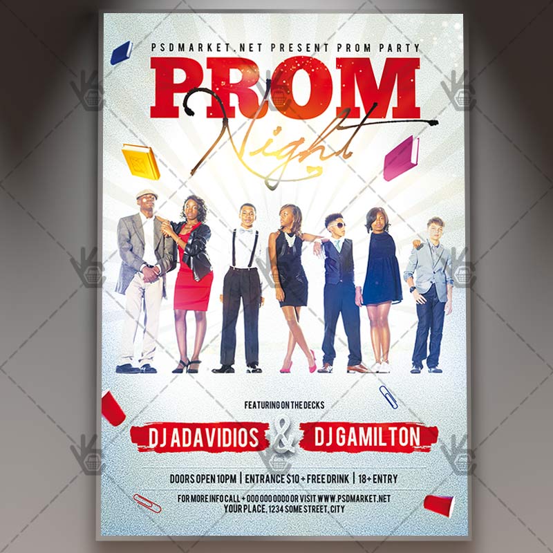 prom night premium flyer psd template psdmarket prom flyer template