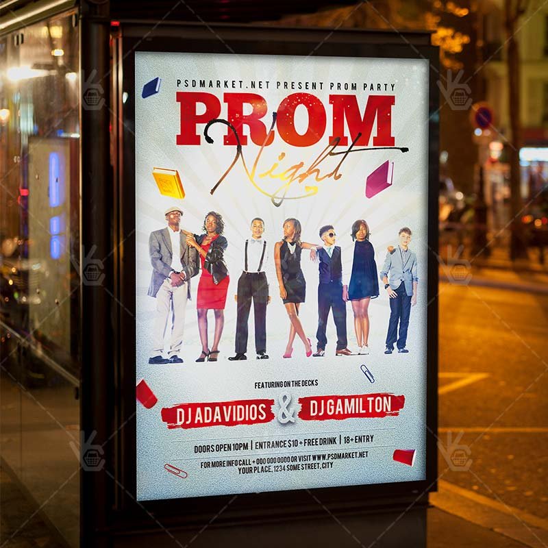 Prom Night - Premium Flyer PSD Template | PSDmarket
