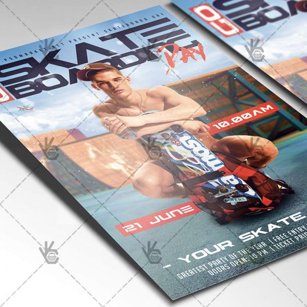 skateboard championships premium flyer psd template psdmarket skateboard flyer psd