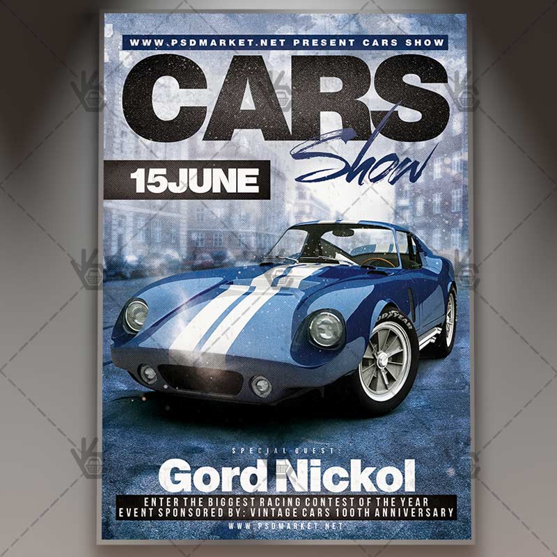 stance car show premium flyer psd template psdmarket classic car show flyers