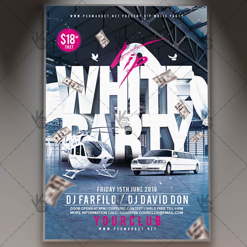 White Party - Premium Flyer PSD Template | PSDmarket