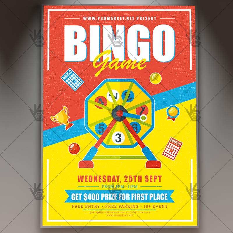 bingo game premium flyer