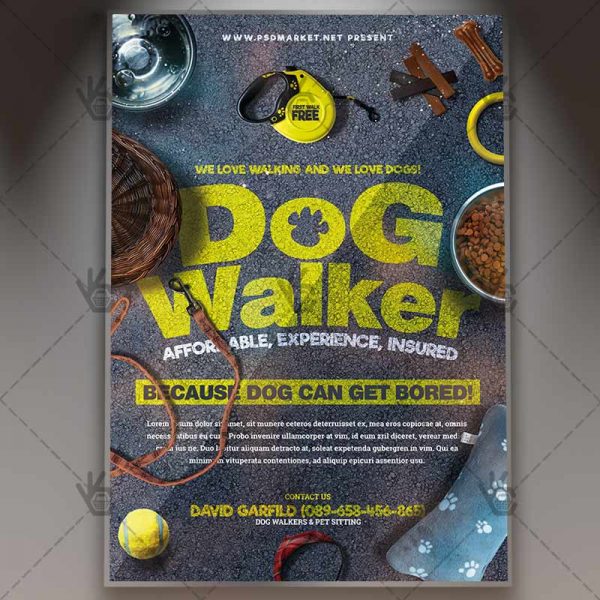 professional walker professional walker premium flyer psd template psdmarket professional walker professional walker premium flyer psd template psdmarket