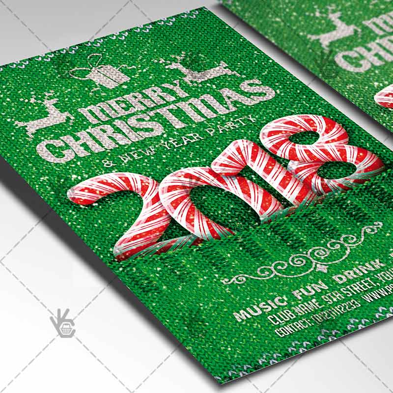 Church flyer designs & examples Merry Christmas Celebration - Winter Flyer PSD Template | PSDmarket
