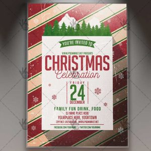 Download Christmas Celebration Party - Winter Flyer PSD Template