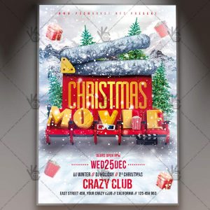 Christmas Movie - Winter Flyer PSD Template
