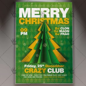 Download Merry Christmas Bash - Winter Flyer PSD Template