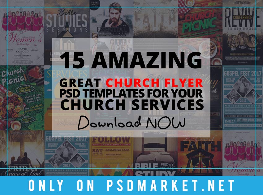 sdsdsdsdsdsd 15 Great Church Flyer PSD Templates for Your Church Services