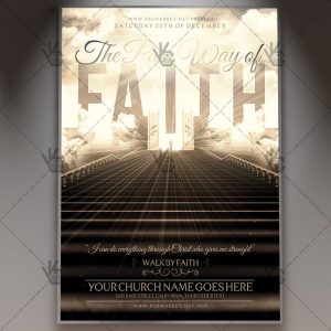 Download The Pathway of Faith - Church Flyer PSD Template