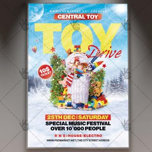 Toy Drive - Winter Flyer PSD Template