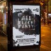 Download All Black Party - Club Flyer PSD Template-3