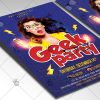 Download Geek Party - Club A5 Flyer PSD Template-2