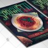 Download National Spaghetti Day - American Flyer PSD Template-2