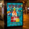 Download New Year Party 2018 - Winter Flyer PSD Template-3