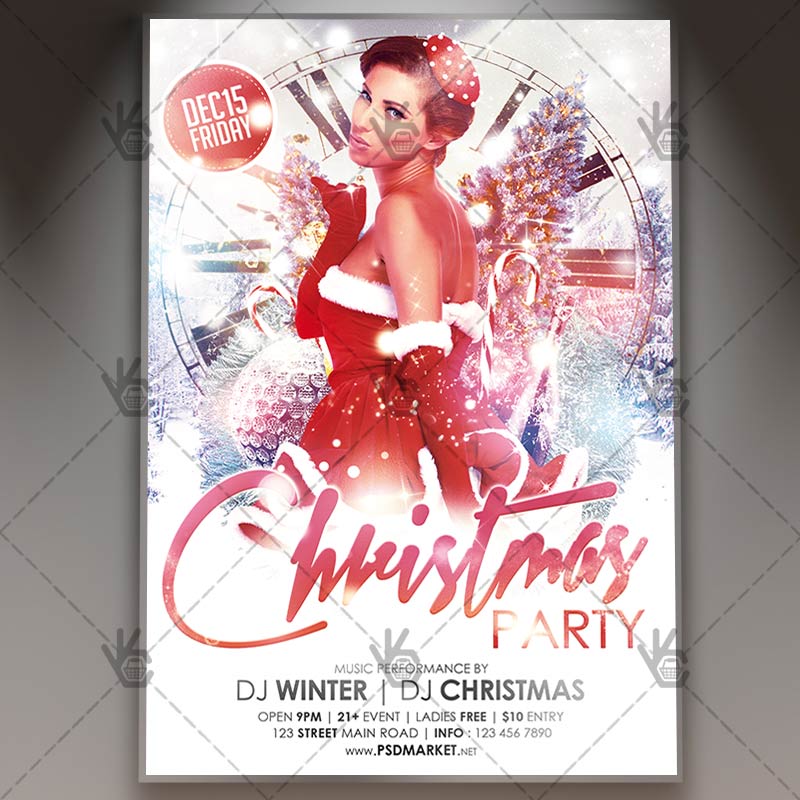 Download Xmas Party - Winter Flyer PSD Template