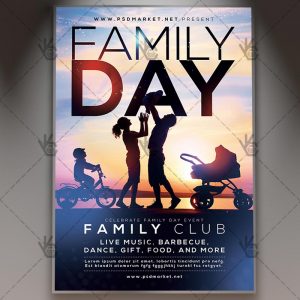 Download Family Day Celebration - Community Flyer PSD Template