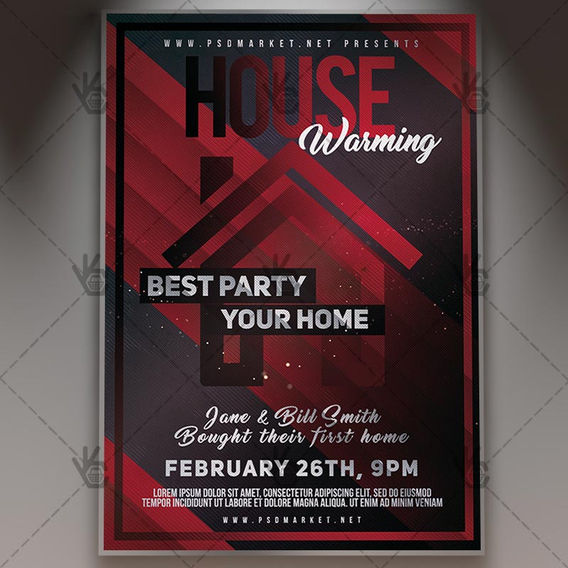 Download House Warming Party - Community Flyer PSD Template