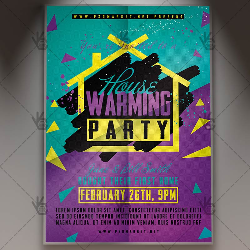 Download Housewarming Party - Community Flyer PSD Template