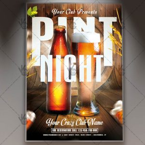 Download Pint Night - Club Flyer PSD Template