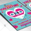 Download Retro Valentine - Club Flyer PSD Template-2