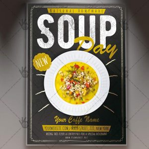 Download Soup Day - Food Flyer PSD Template
