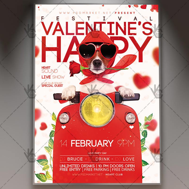valentines festival seasonal flyer psd template psdmarket seasonal flyer