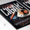 Download Cigar Night - Club Flyer PSD Template-2