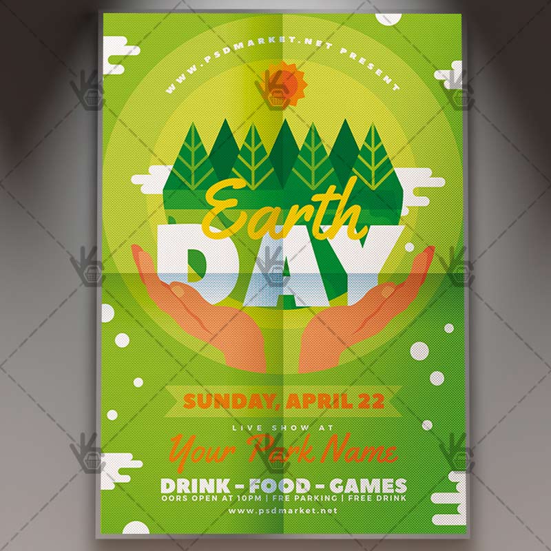 Download Earth Day - Spring Flyer PSD Template