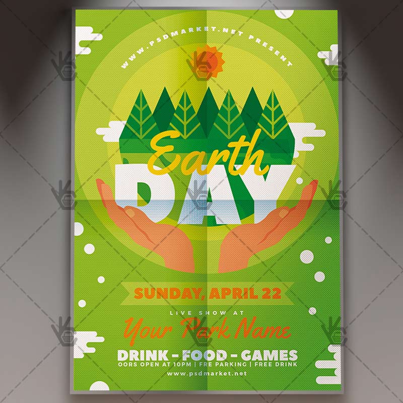 earth day spring flyer psd template psdmarket spring flyer psd