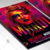 Download Mardi Gras Celebration - Carnival Flyer PSD Template-2