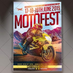 Download Moto Fest - Sport Flyer PSD Template