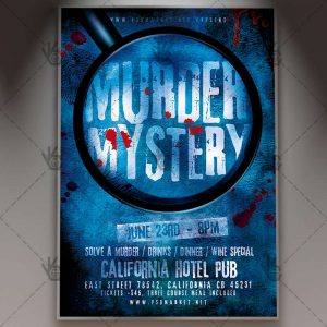 Download Murder Mystery - Club Flyer PSD Template