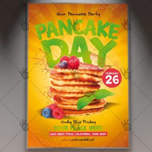 Download Pancake Day - Food Flyer PSD Template