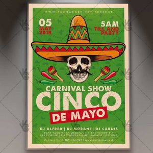 Download Cinco De Mayo Flyer - Mexican PSD Template