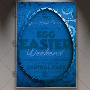 Download Easter Weekend Flyer - Spring PSD Template