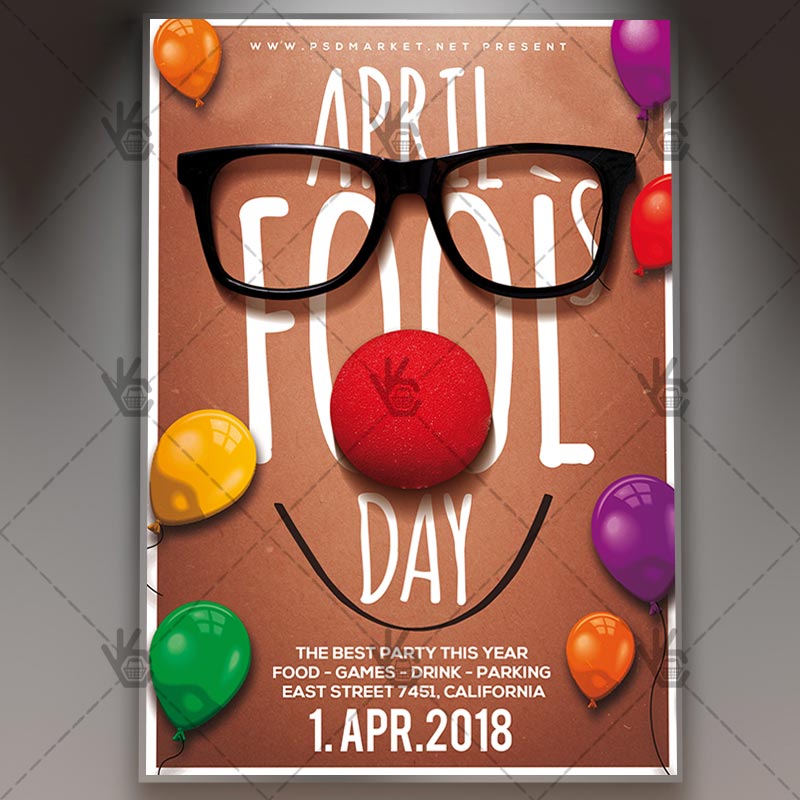 Download Fools Day Flyer - Community PSD Template
