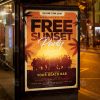 Download Free Sunset Party Flyer - Summer PSD Template-3