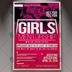 Download Girls Mentorship Flyer - Business PSD Template