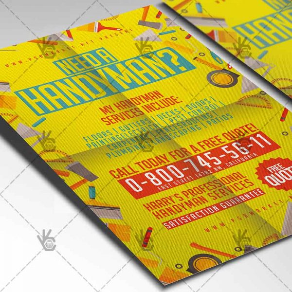 handyman flyer community psd template psdmarket handyman flyer psd