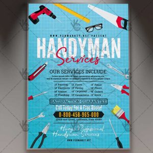 Download Handyman Services Flyer - Community PSD Template